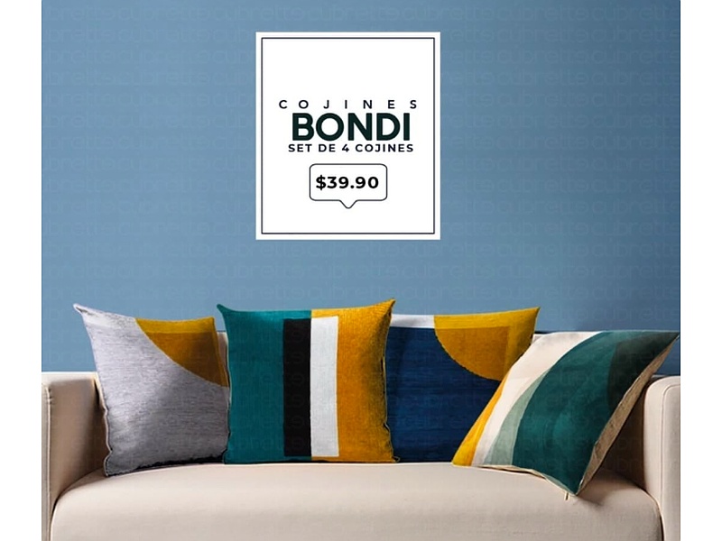 Cojines Bondi Loja Decoración Hogar