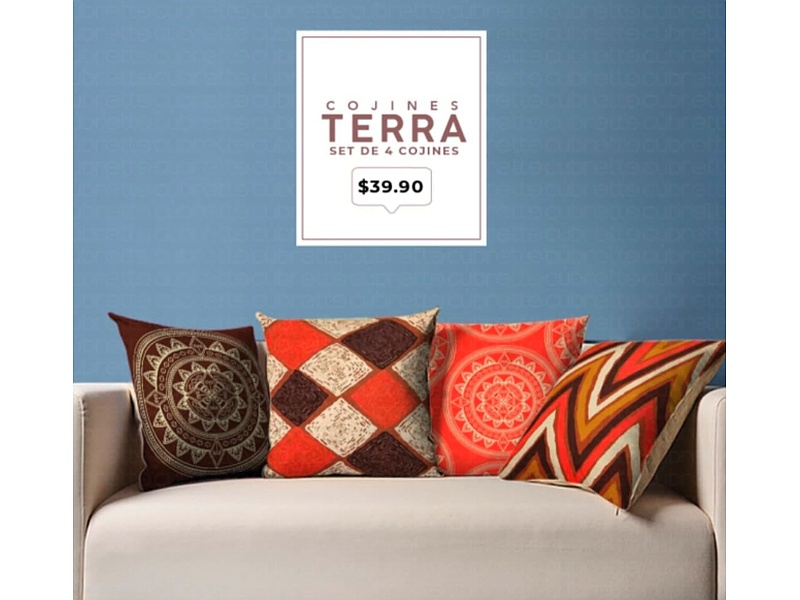 Cojines Terra Loja Decoración Hogar