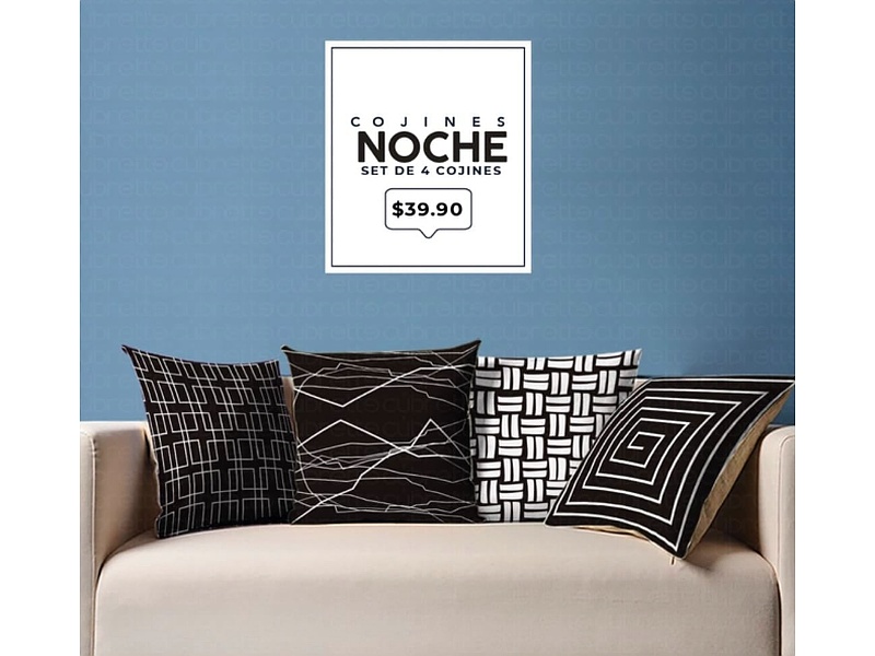 Cojines Noche Loja Decoración Hogar