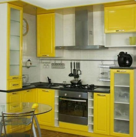 Mueble Cocina amarillo Ambato BRIKO Rustic