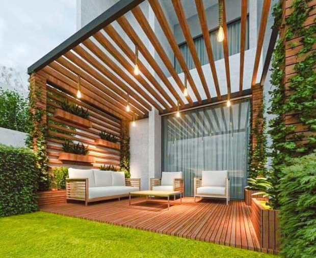 Pérgola madera Quito Carpintería Menquin