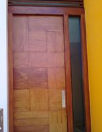 Puerta principal de madera Ecuador 