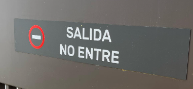 Señalizacion estacion Ecuador