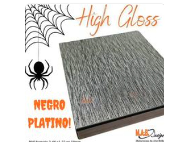 MDF Negro Platino Ecuador