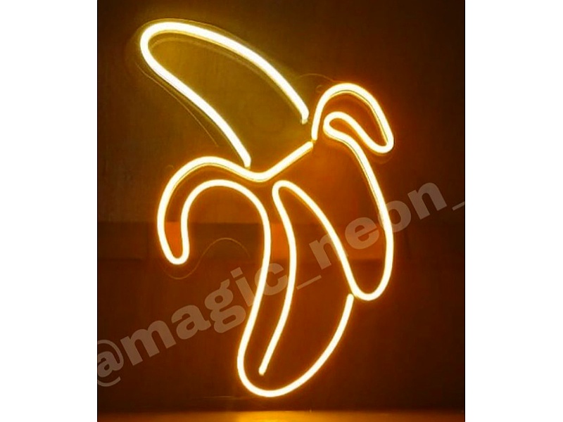 Lampara de Neón Banana Ecuador