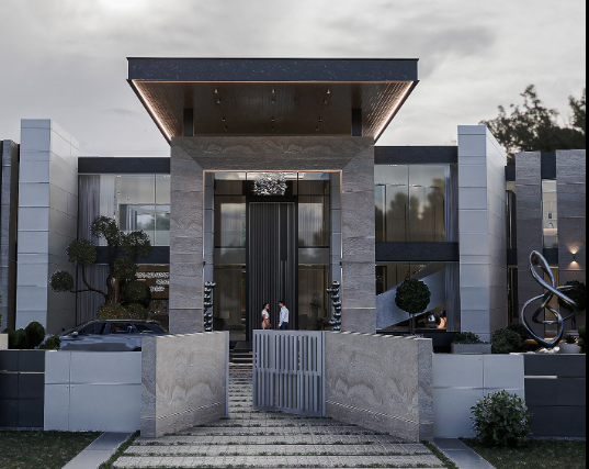 Construccion Residencia con Estilo Neoclásico Ecuador
