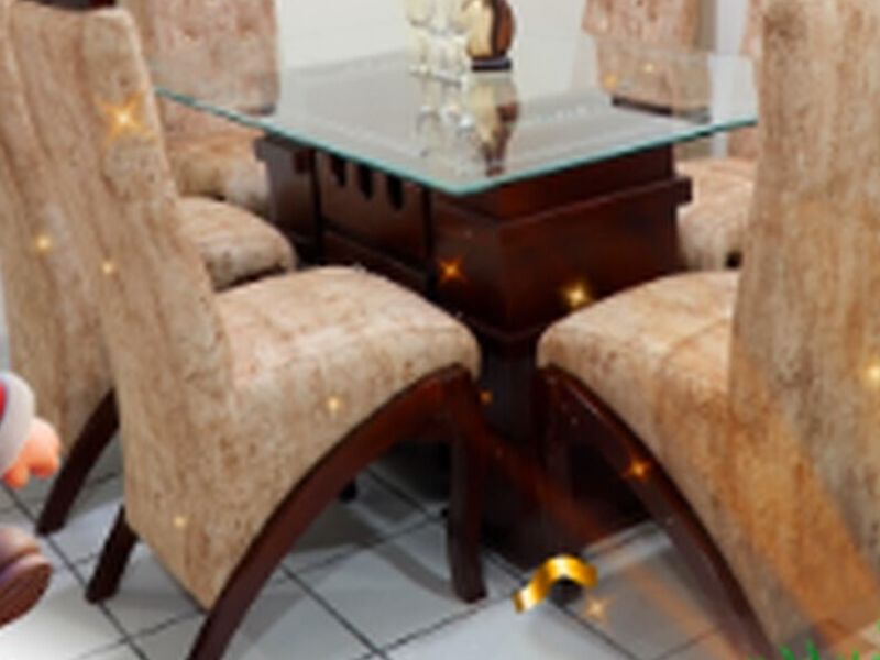 Comedor vidrio color beige Ecuador