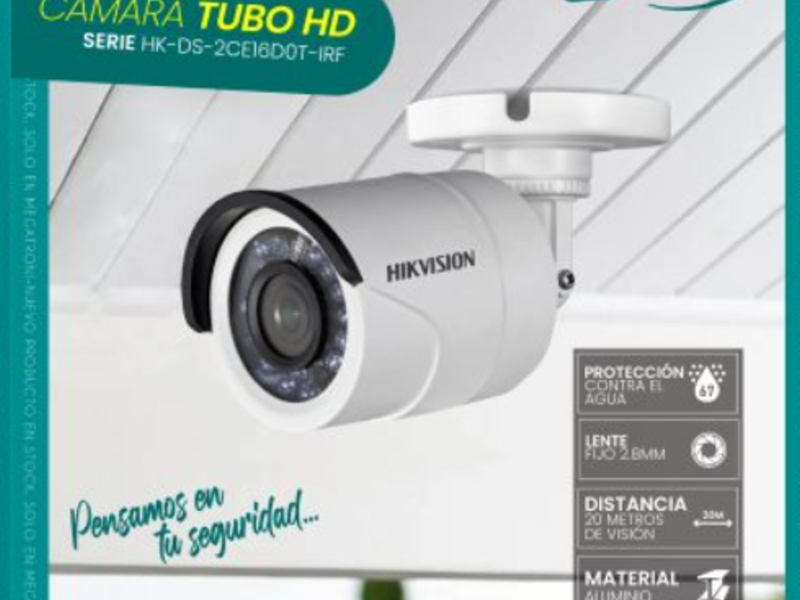 Cámara tubo hd hikvision ecuador
