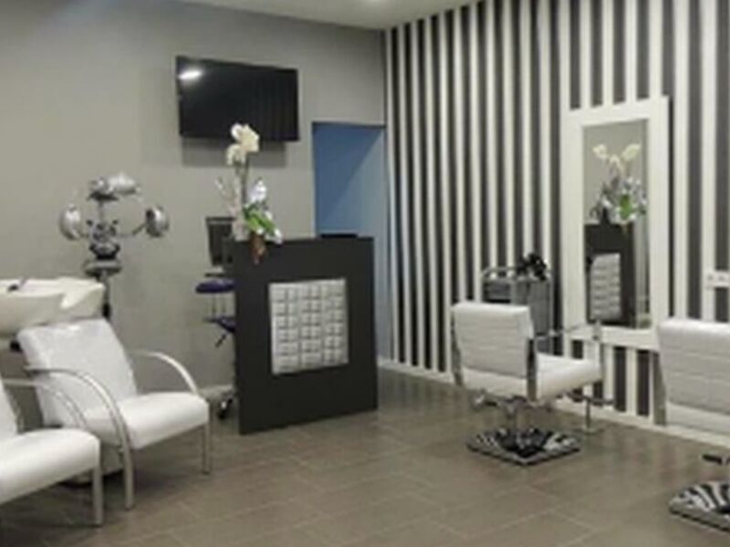 Sofá peluquería blanco & negro Ecuador