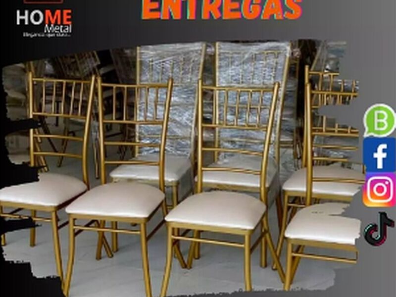 Sillas doradas elegantes Ecuador