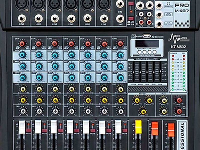 AM-KT-M802 - Consola Mezcladora Ecuador