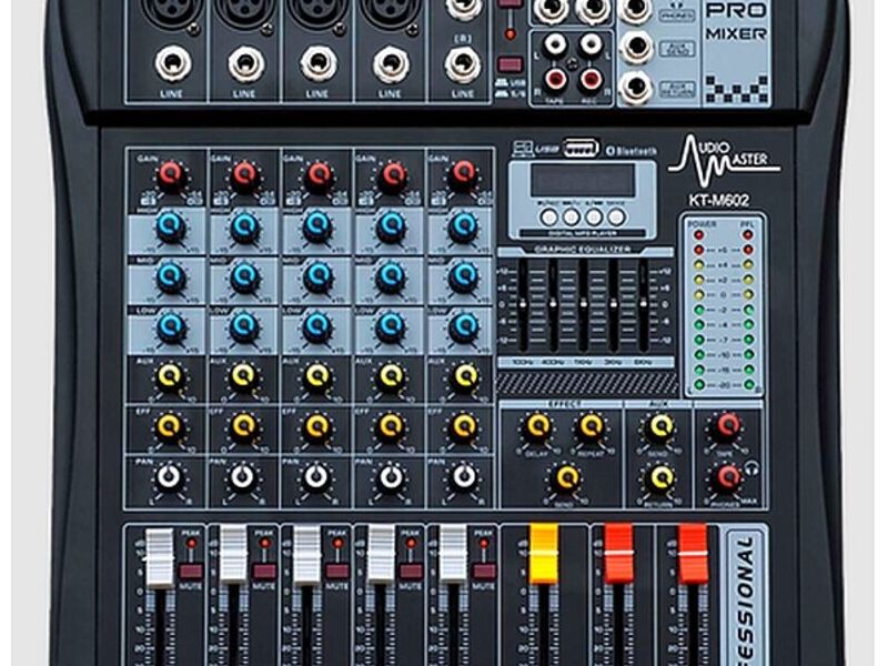 AM-KT-M602 - Consola Mezclado Ecuador