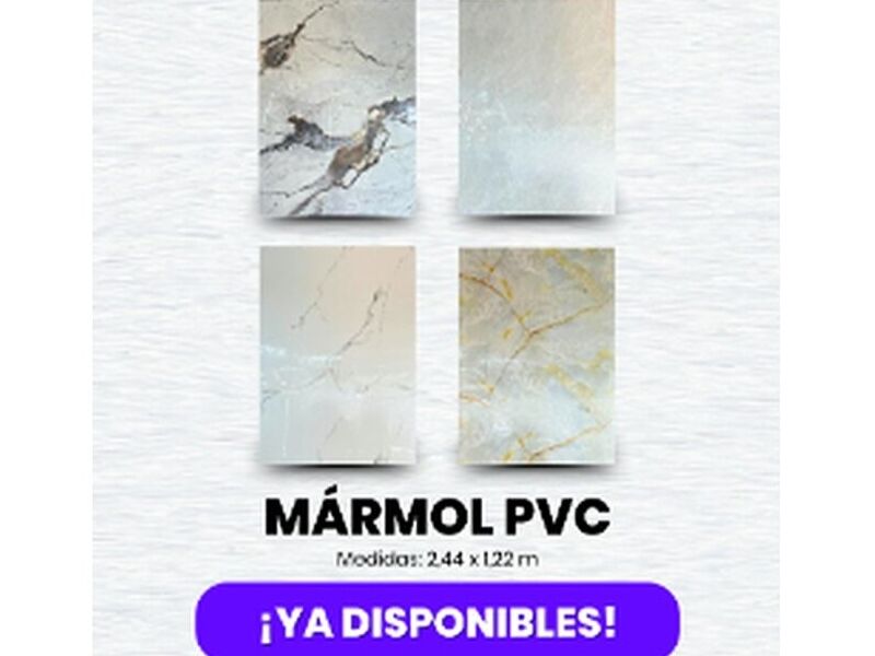 Mármol PVC Blanco Ecuador