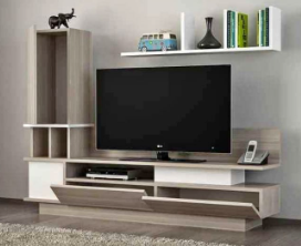 Mueble de Televisión en Estilo Rústico Ecuador