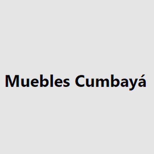 Muebles Cumbayá