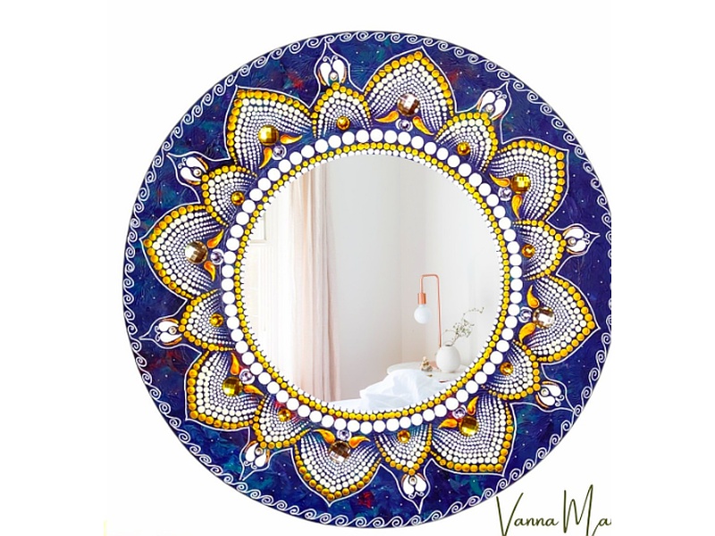 Espejos Decorativos Azul Ecuador