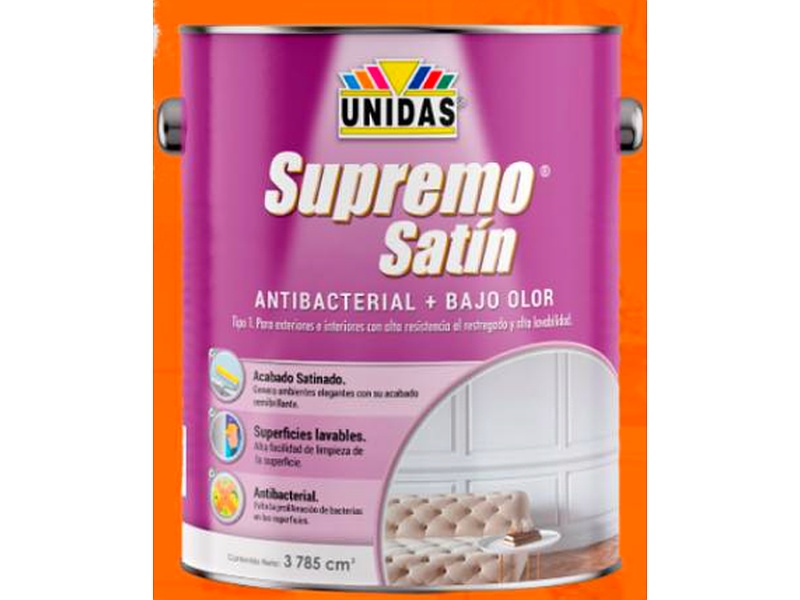 Pintura Supremo Satin Ecuador Unidas