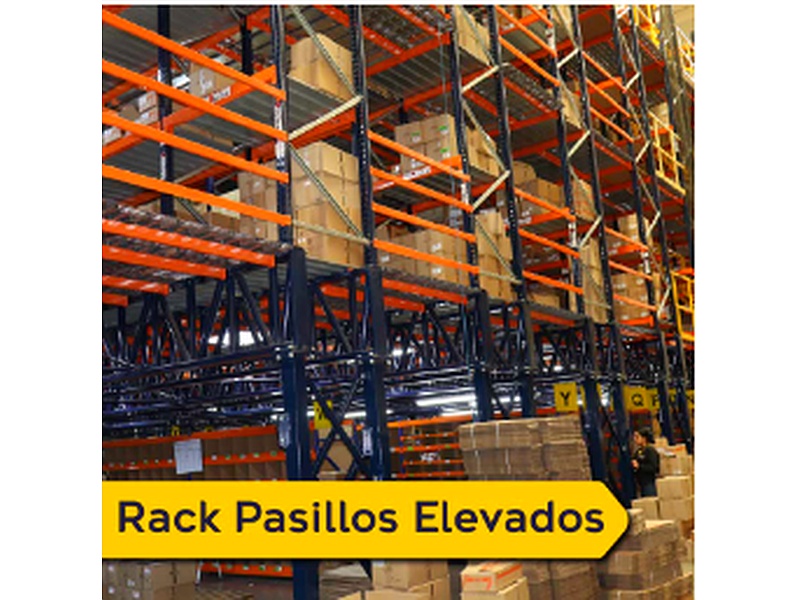 RACK PASILLOS ELEVADOS ESTANTERÍAS ECUADOR