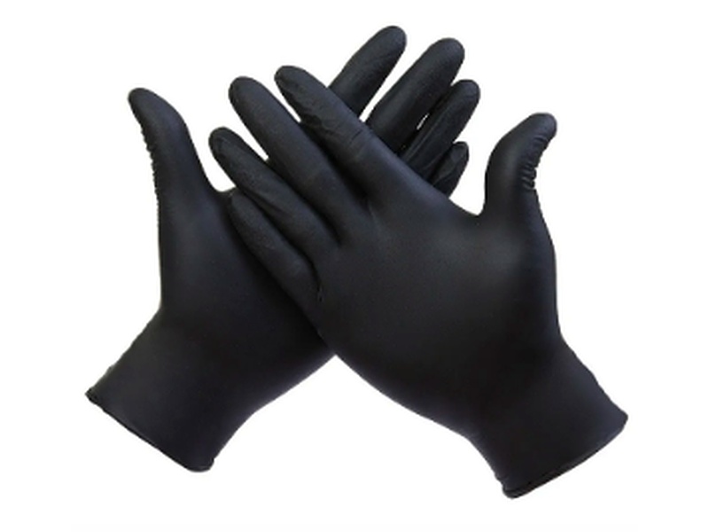 Guantes Negro Nitrilo Ecuador