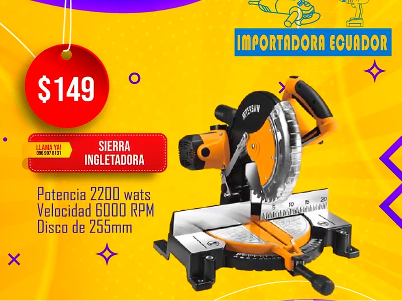 Sierra Ingletadora CF-MS00 Ecuador