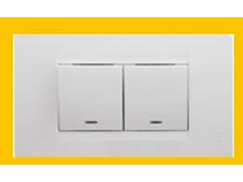 Interruptor Doble Blanco Ecuador