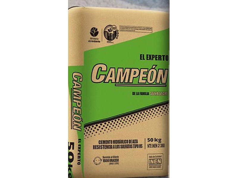 Cemento Campeón de 50kg Ecuador