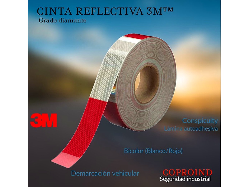 CINTA REFLECTIVA 3M™ ECUADOR