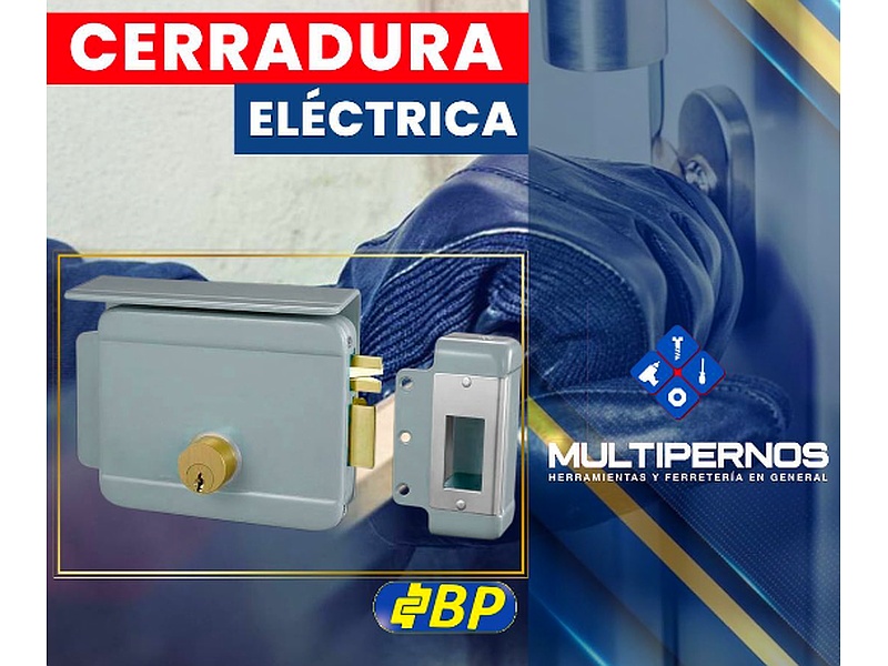 Cerradura Eléctrica sin Pulsante BP Ecuador