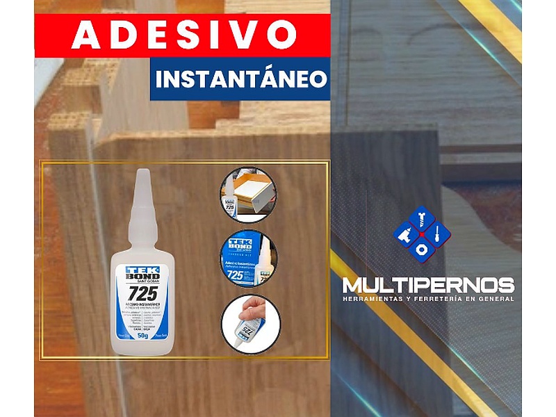  Adesivo Instantáneo 725 TEK BOND  Ecuador