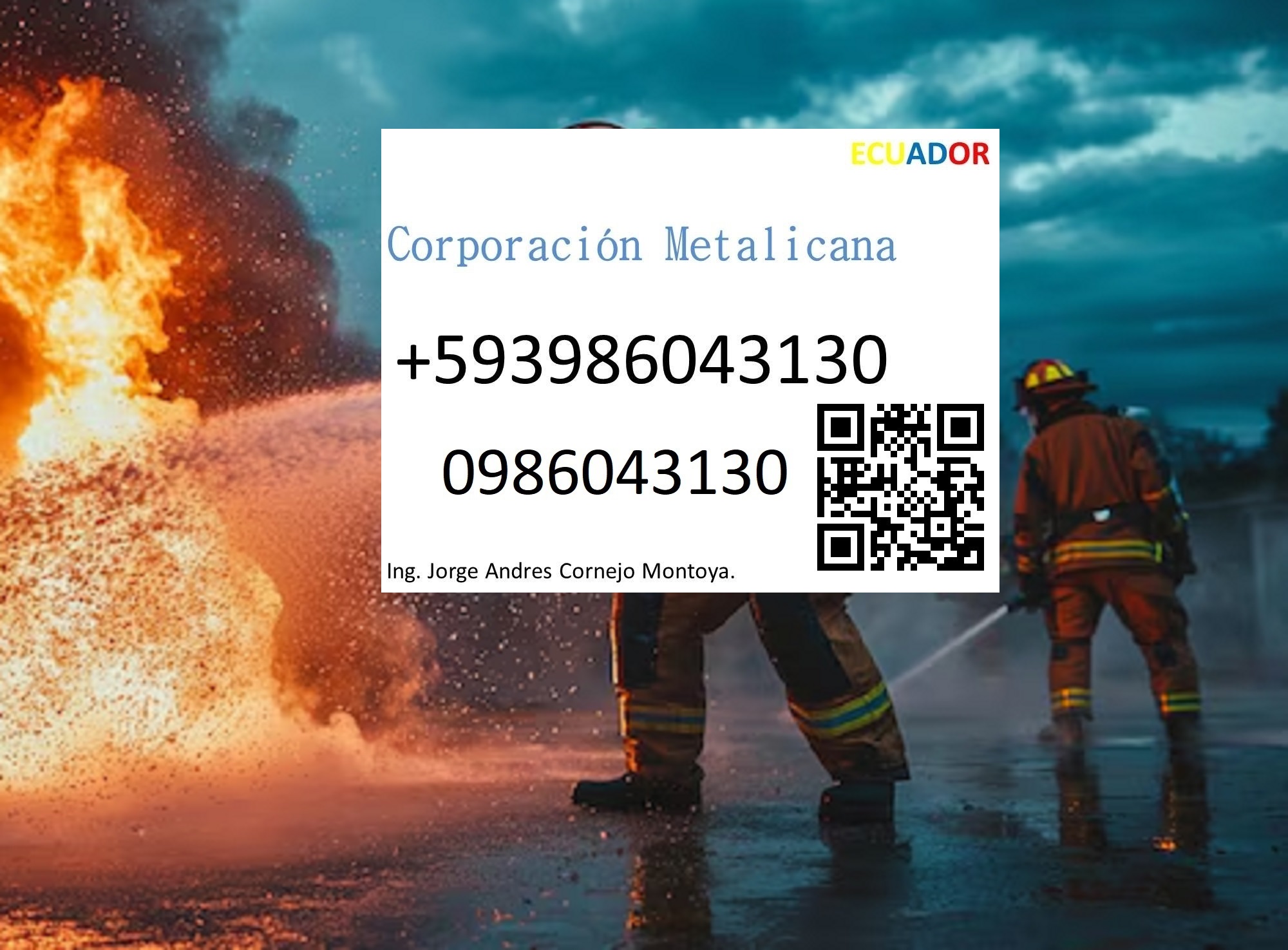 Empresa privada con servicio de control y extinción de incendios en Guayaquil Samborondón Ecuador