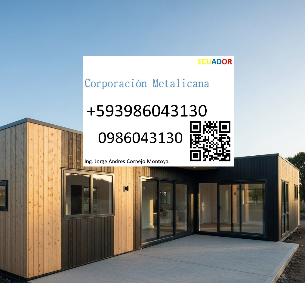 Empresa con servicio venta construcción y mantenimiento de casas prefabricadas en Guayaquil Ecuador