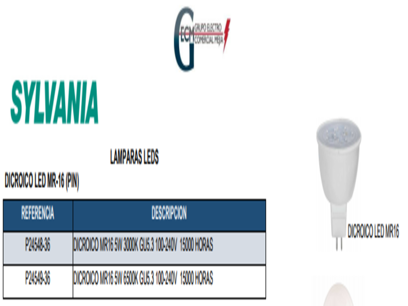 DICROICO LED