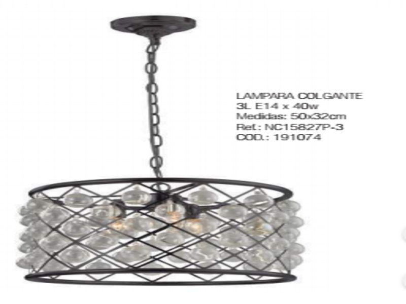 LAMPARA COLGANTE 5L  E
