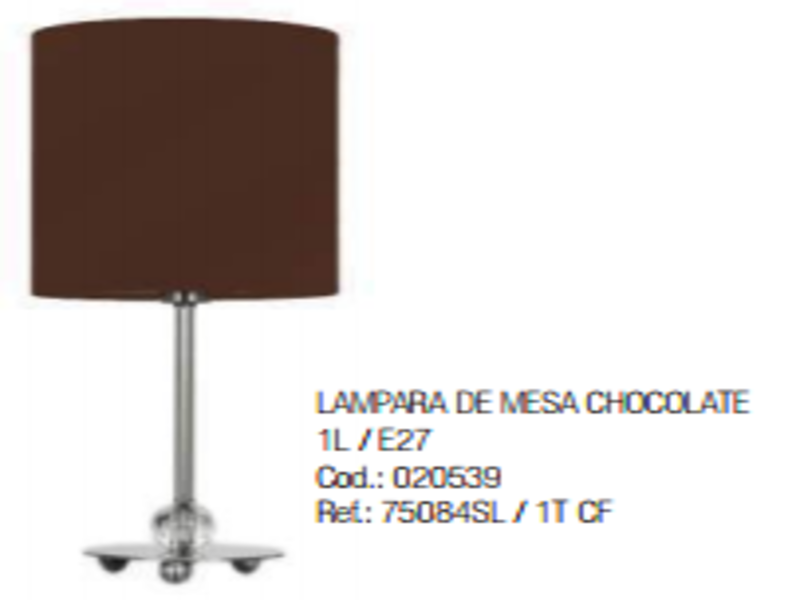 LAMPARA DE MESA BEIGE 
