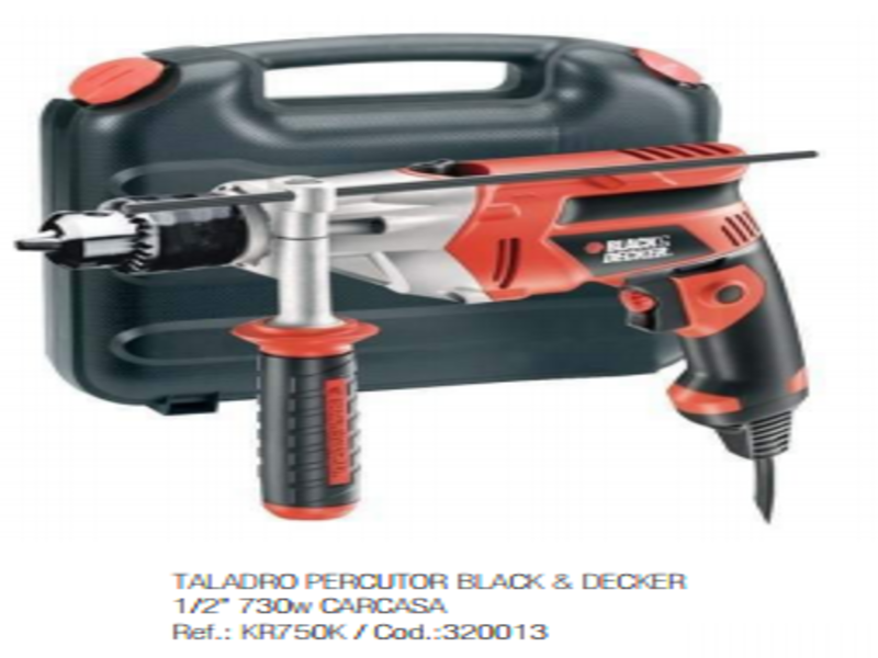 TALADRO PERCUTOR BLACK & DECKER